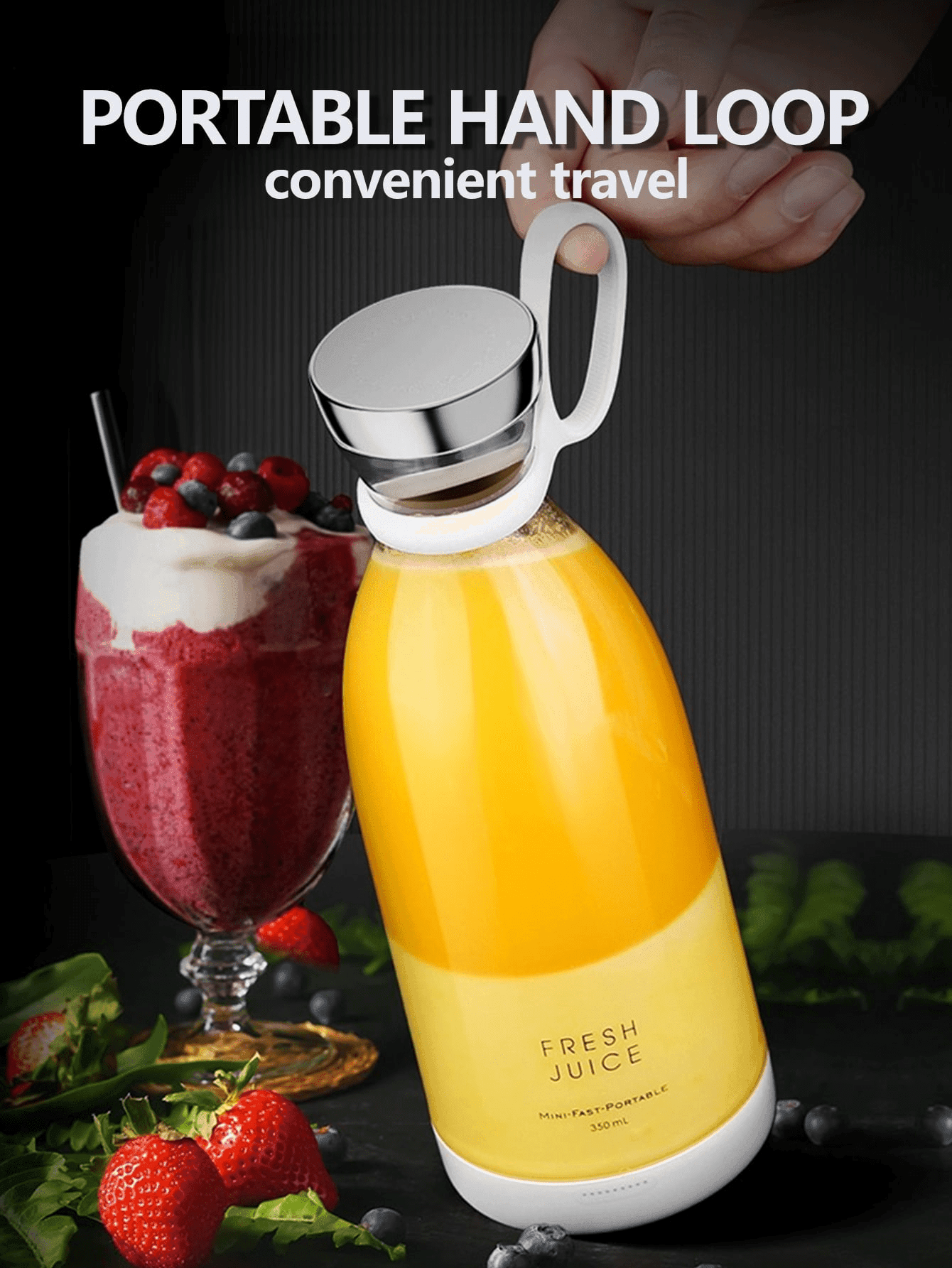 Mini Portable Blender Electric Fruit Juicer Mixers Extractors Multifunction Juice Maker Machine Blenders Smoothies Mixer - Vibe Pk