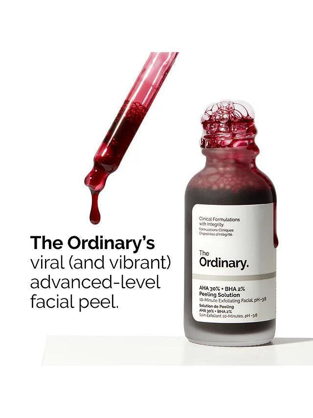 The Ordinary Aha 30% + Bha 2% Peeling Solution 30ml - Vibe Pk