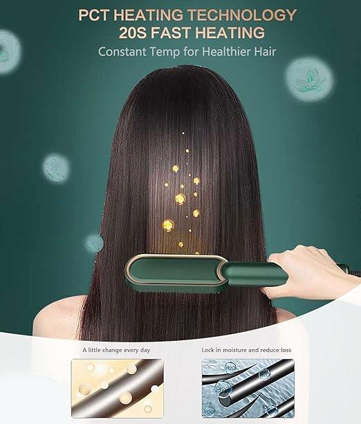 HAIR STRAIGHTENER COMB BRUSH - Vibe Pk