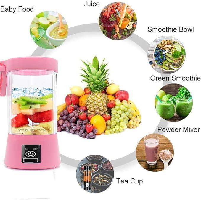 Mini Electric Juicer Cup, Portable Juice Blender, Household Fruit Mixer - Vibe Pk