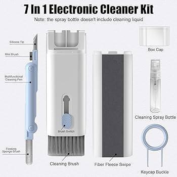 New Headset 7 In 1 Kit Scalable Keyboard Cleaner Brush Earphone Cleaning Pen Cleaner - Vibe Pk