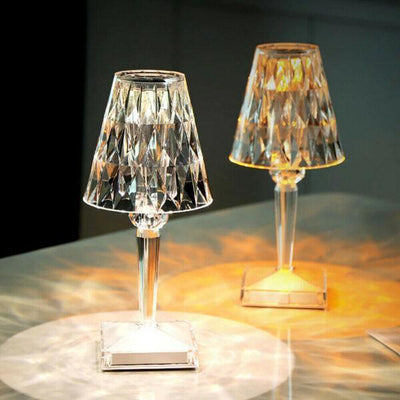 Crystal Acrylic Bedside Table Lamp - Vibe Pk