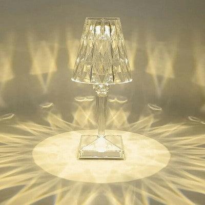 Crystal Acrylic Bedside Table Lamp - Vibe Pk