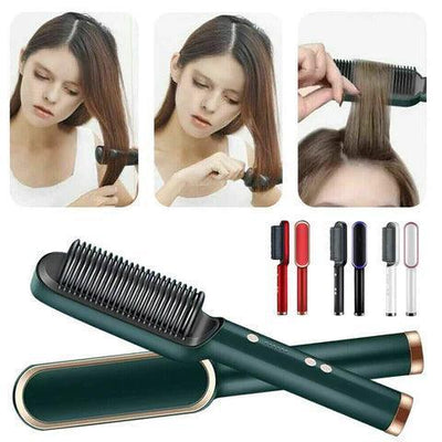 HAIR STRAIGHTENER COMB BRUSH - Vibe Pk