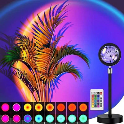 Sunset Lamp Multi Color With Remote - Vibe Pk