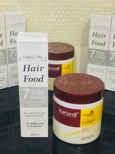 Buy 1 Get 1 Free / Buy Karseell Hair Mask Get Havelyn 7 in 1 Hair Food Oil Free - Pk Hubs