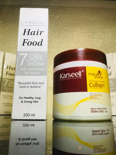 Buy 1 Get 1 Free / Buy Karseell Hair Mask Get Havelyn 7 in 1 Hair Food Oil Free - Pk Hubs