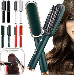 HAIR STRAIGHTENER COMB BRUSH - Vibe Pk