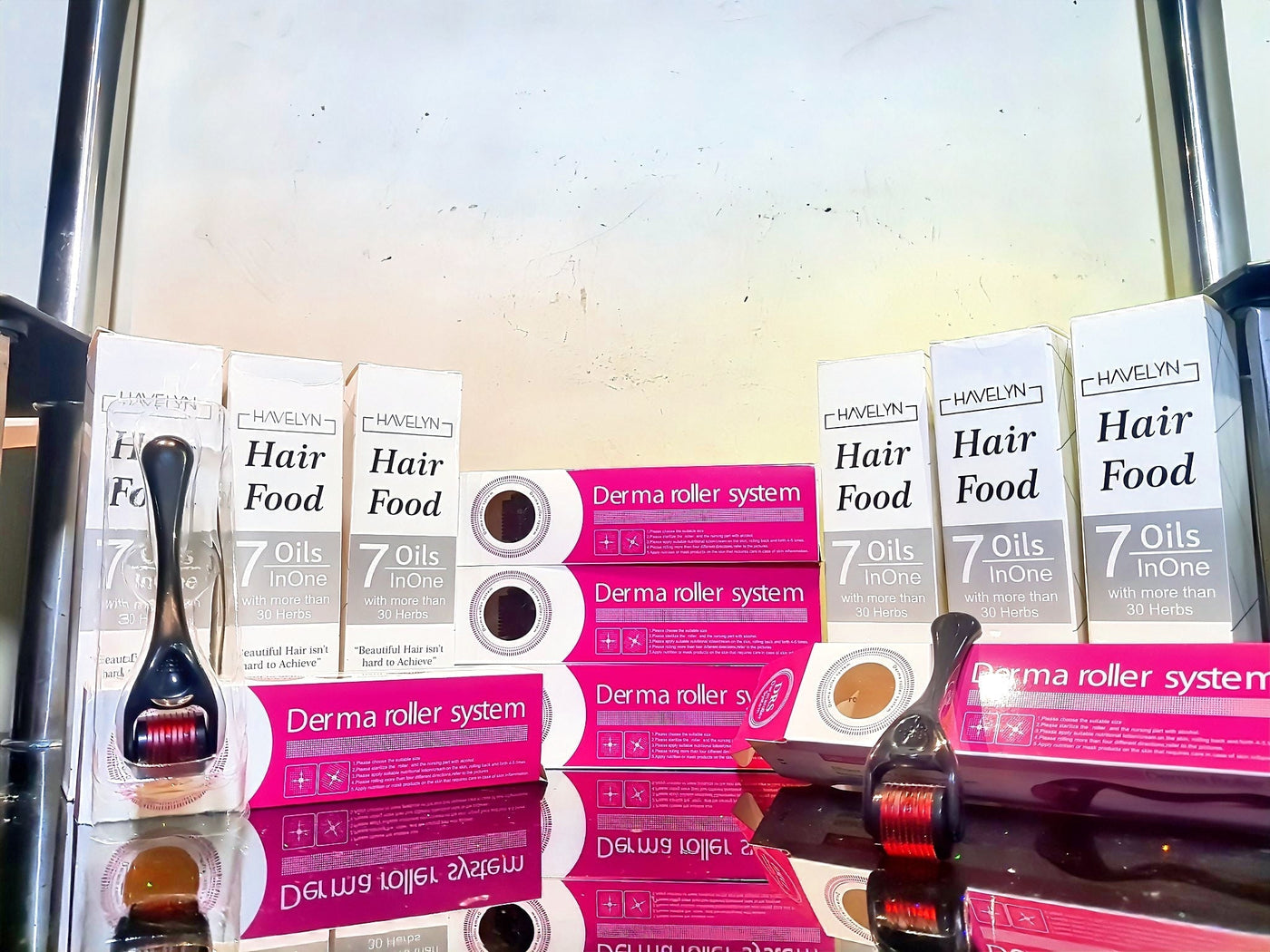 Buy Havelyn 7 in 1 Hair Food Oil Get Derma Roller Free / Buy 1 Get 1 Free - Pk Hubs